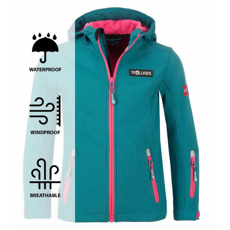 Trollkids Oslofjord Softshelljacke Mädchen