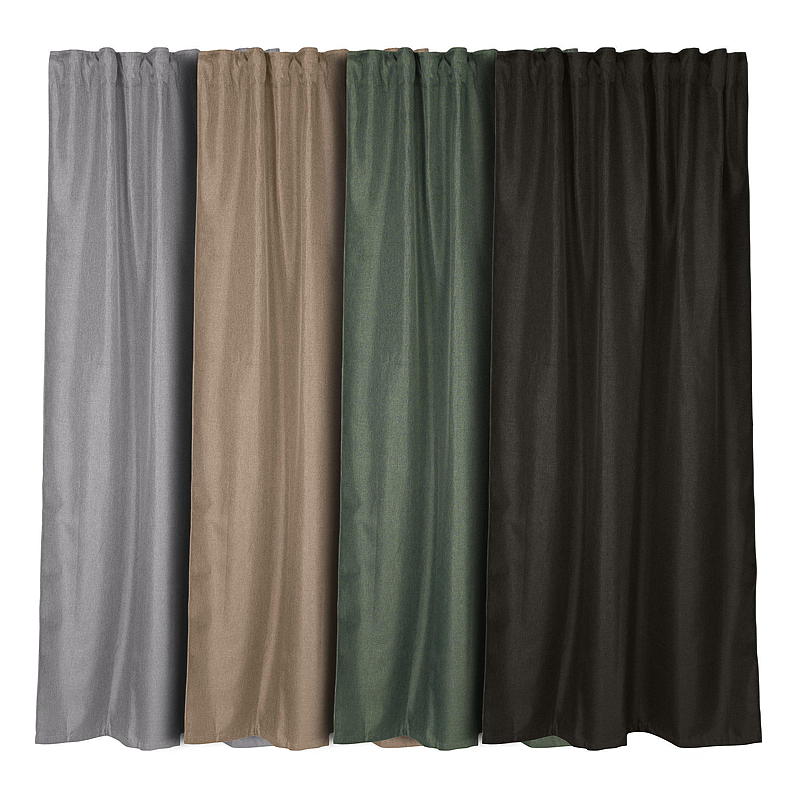 Home Lysdempende gardin 140x160 cm sort Vienna