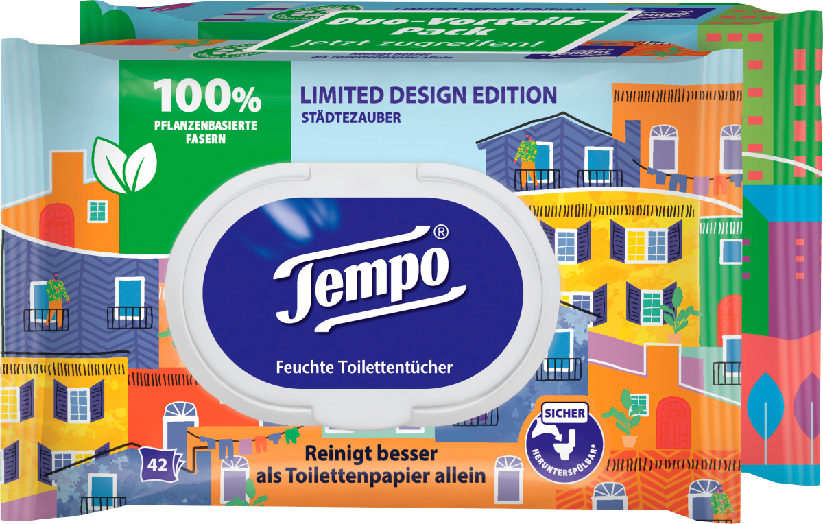 Feuchtes Toilettenpapier sanft & frisch (2x42 St), 84 St