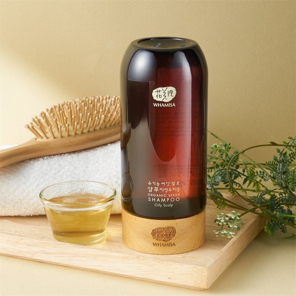 WHAMISA Organic Fruit Seeds Shampoo Oily Scalp Shampooing