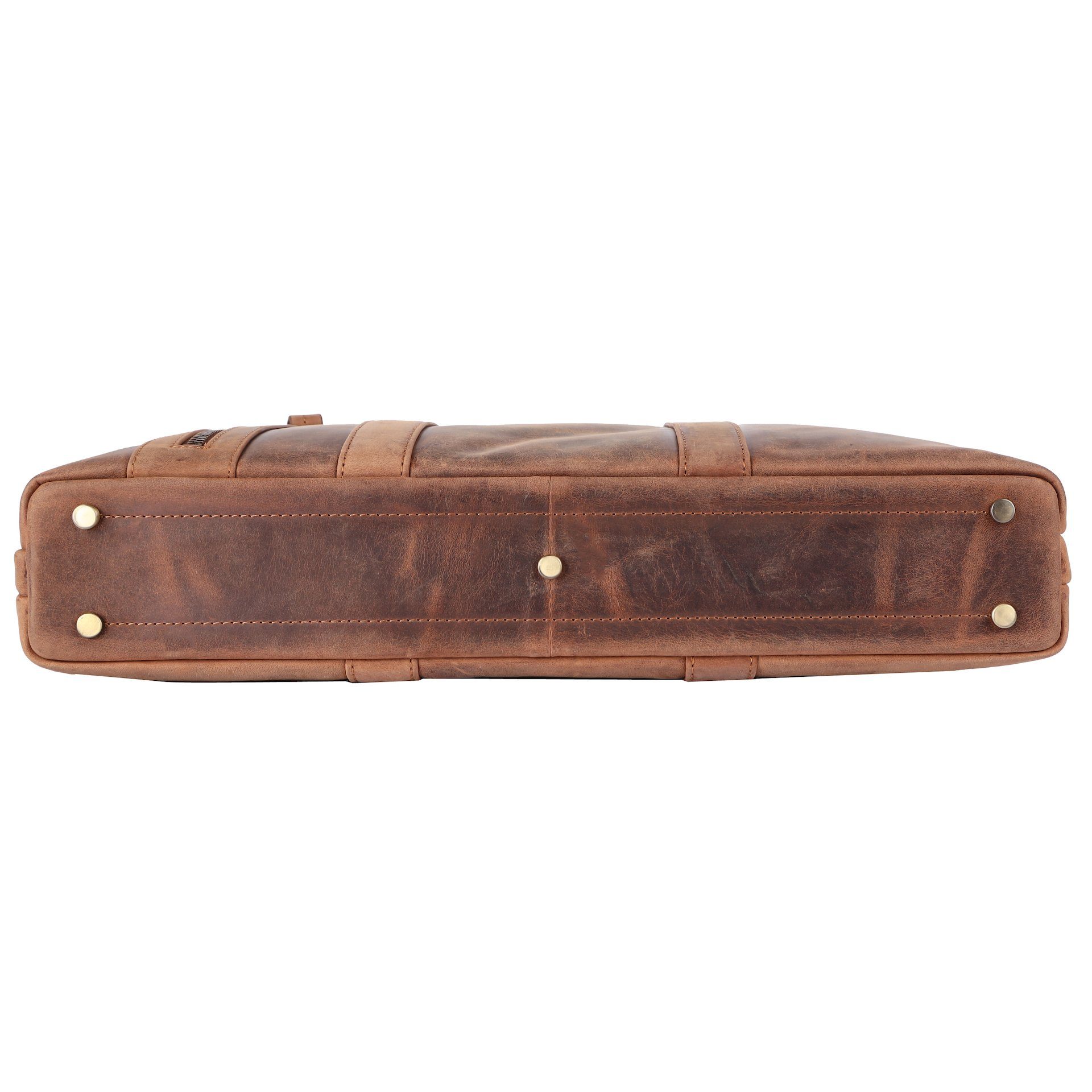 Benthill Aktentasche Echt Leder Laptoptasche Notebooktasche Umhängetasche Laptoptasche, Schultergurt / Umhängegurt Reißverschlussfach