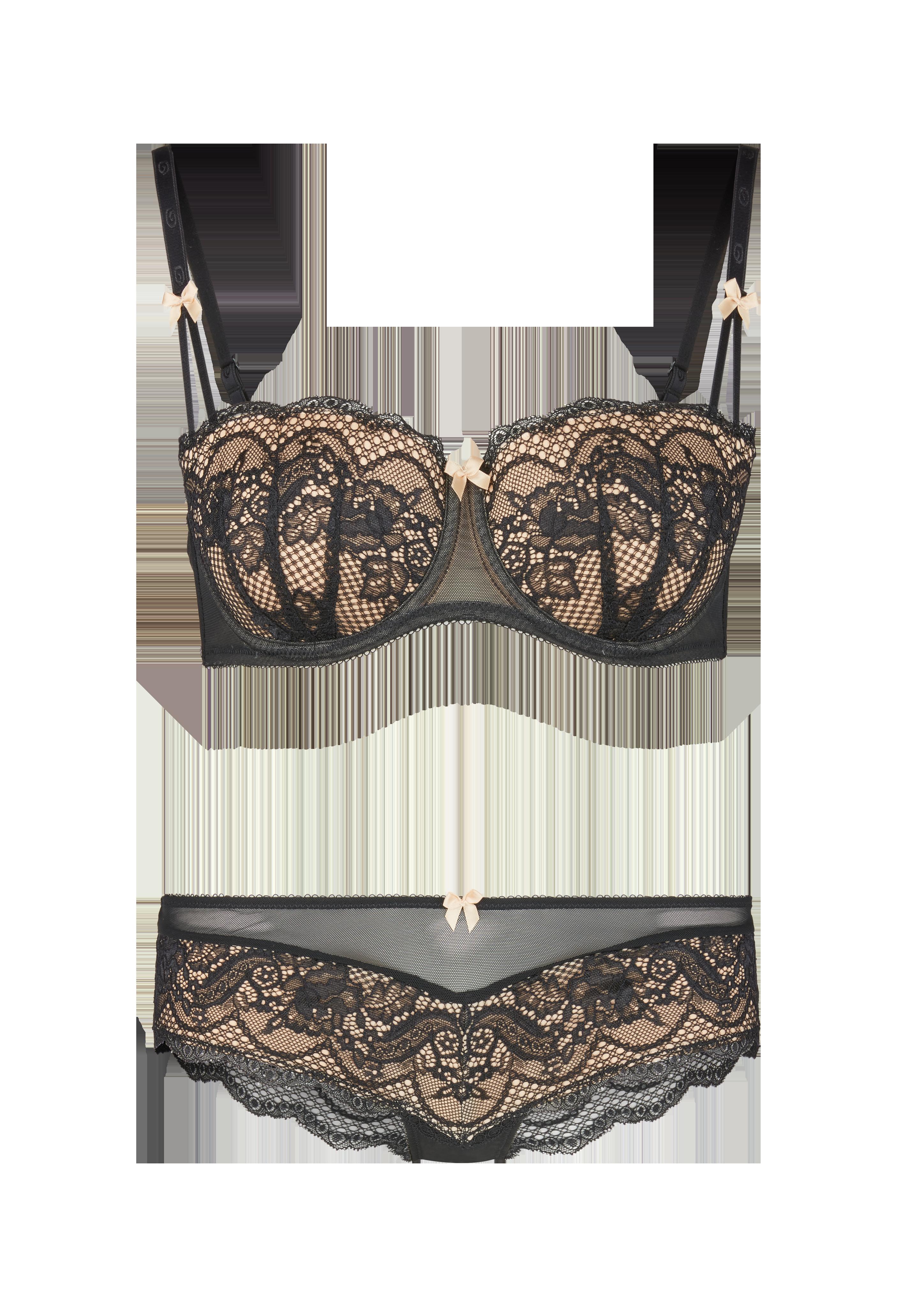 Balconette-BH und Panty aus Spitze  529.899.231.40232-9999