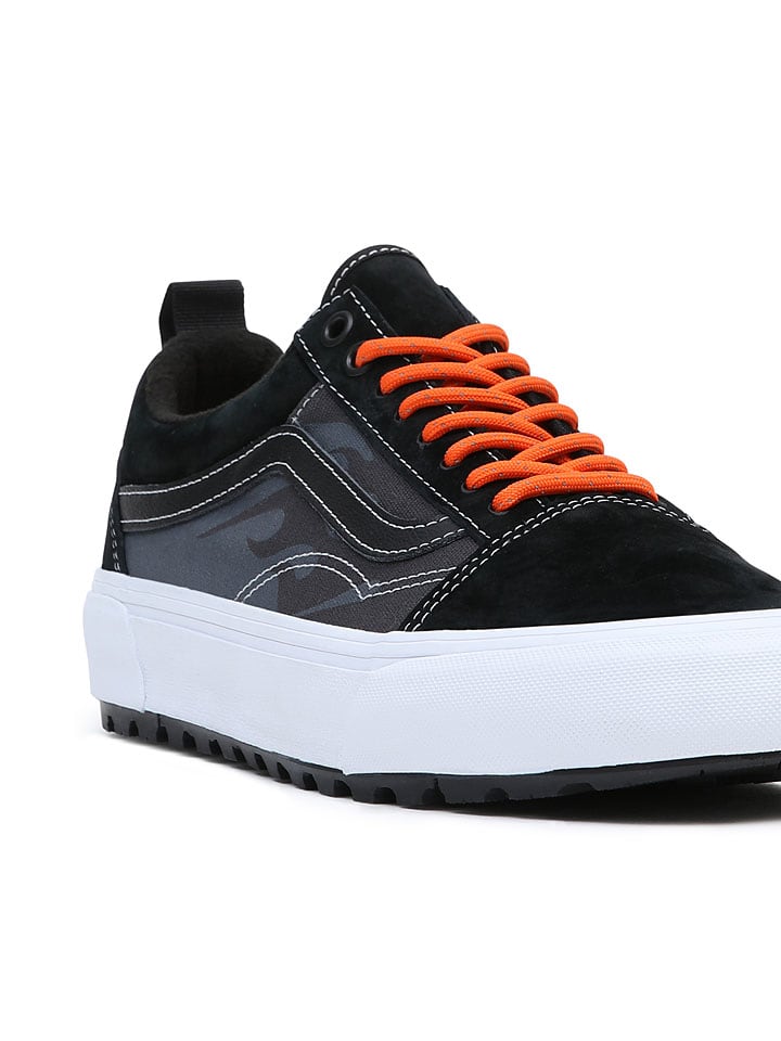 Vans Leder-Sneakers in Schwarz/ Dunkelblau günstig kaufen