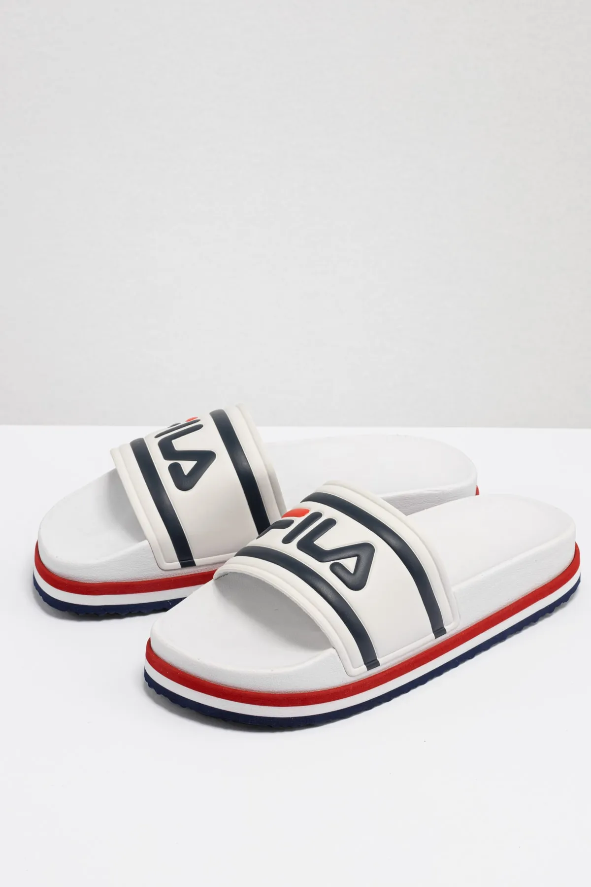Fila  Weiße Hausschuhe für Damen/Mädchen