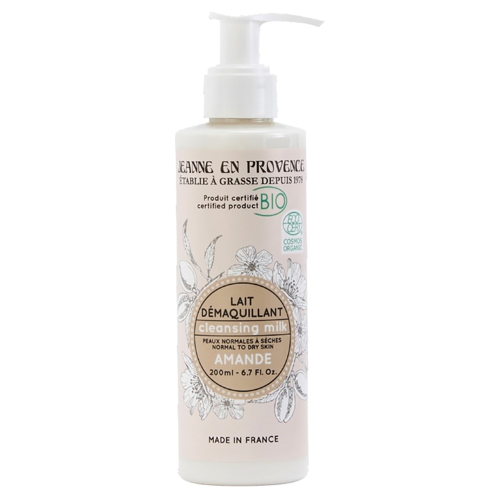 jeanne en provence Lait Démaquillant Amande Lait Démaquillant