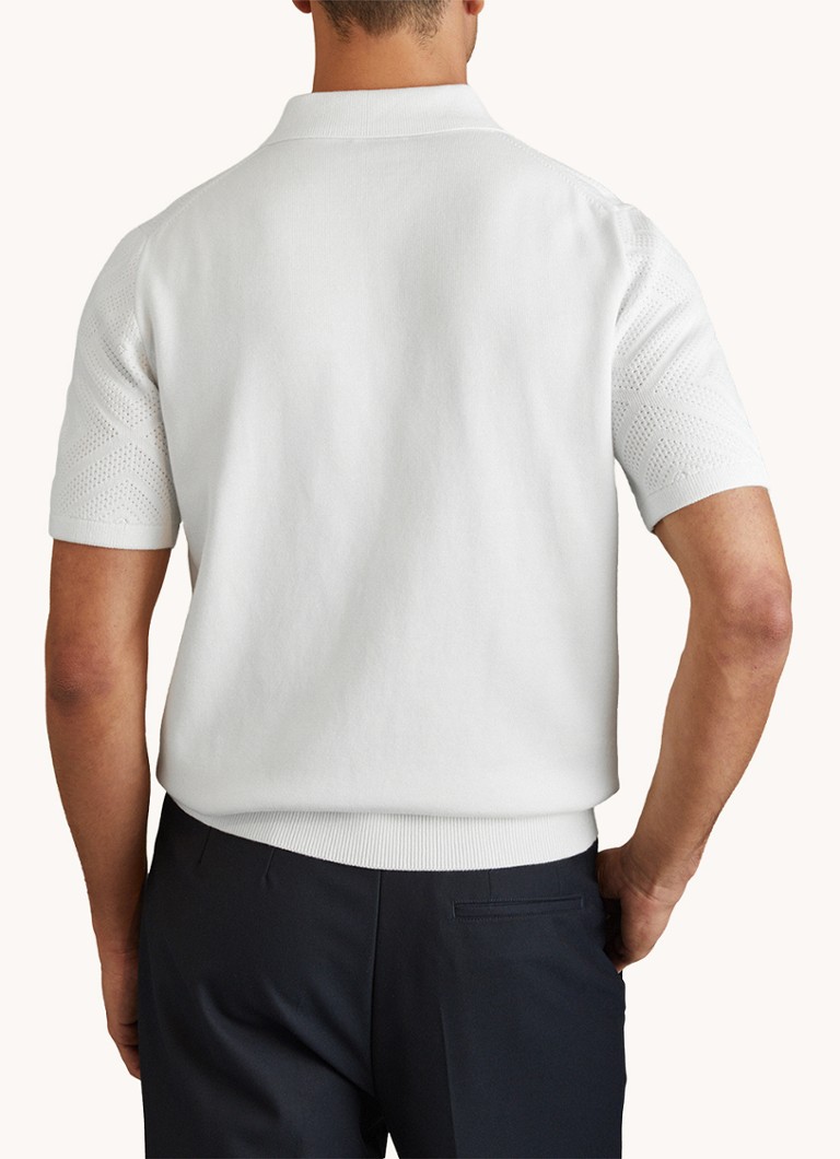 Polo Reiss Lupton de corte regular com textura