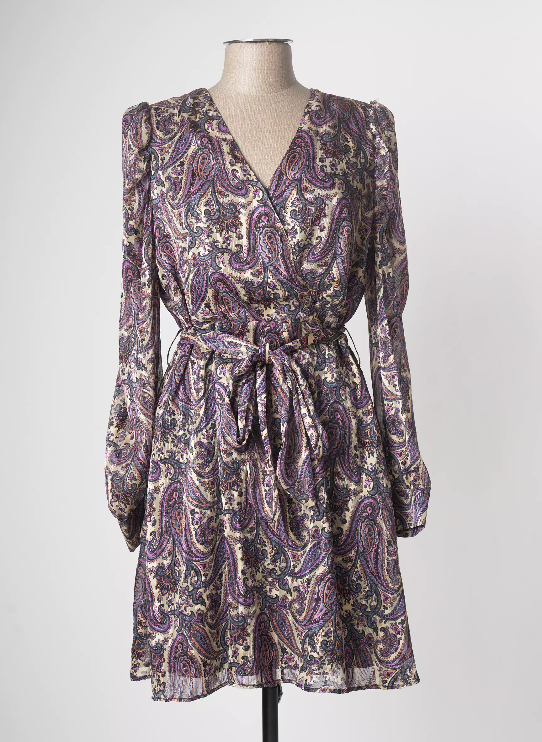 Morgan Robes Mi Longues Femme couleur violet