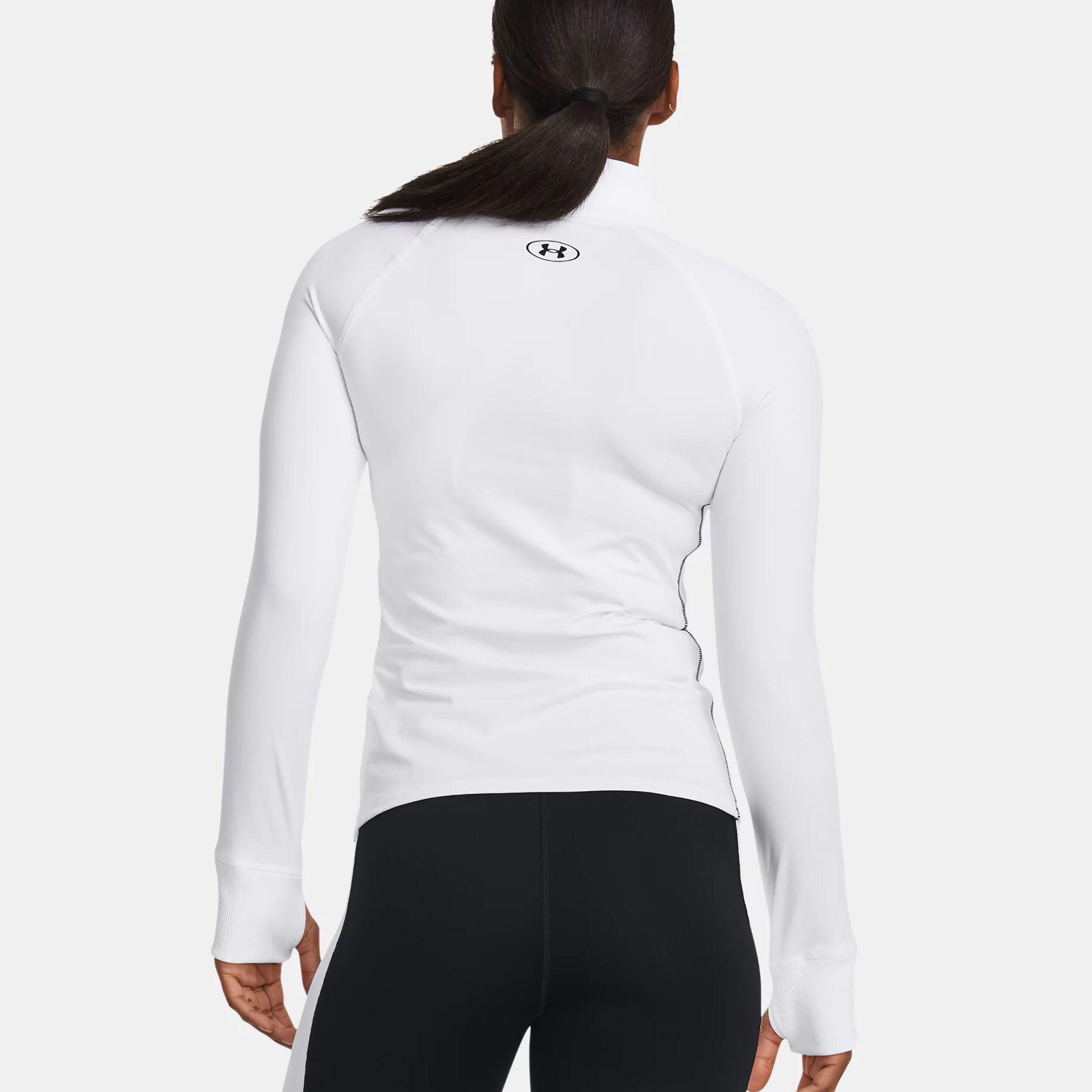 CW Half-Zip Longsleeve Damen - Weiß