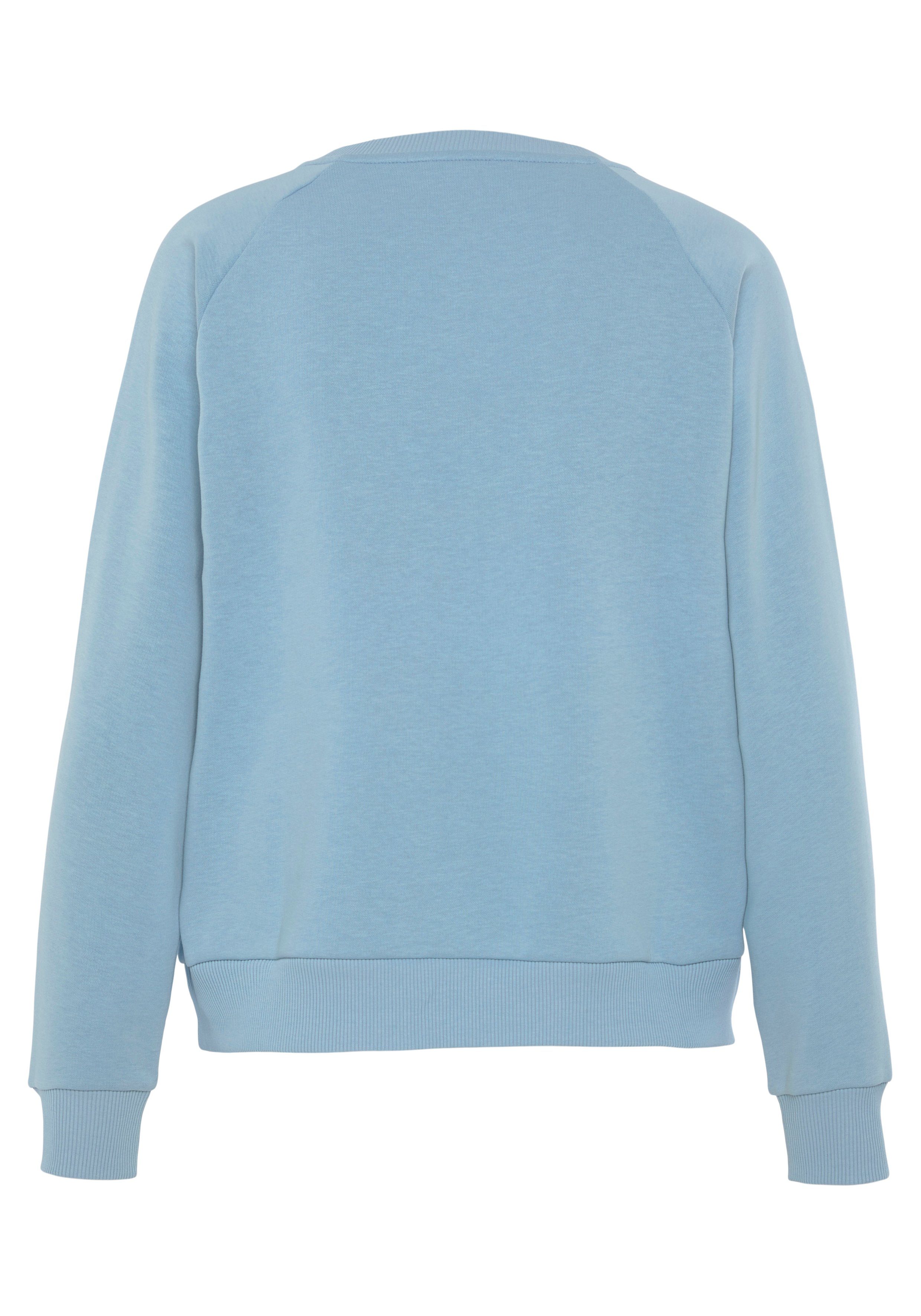 Buffalo Sweater mit Foildruck, Loungewear, Loungeanzug