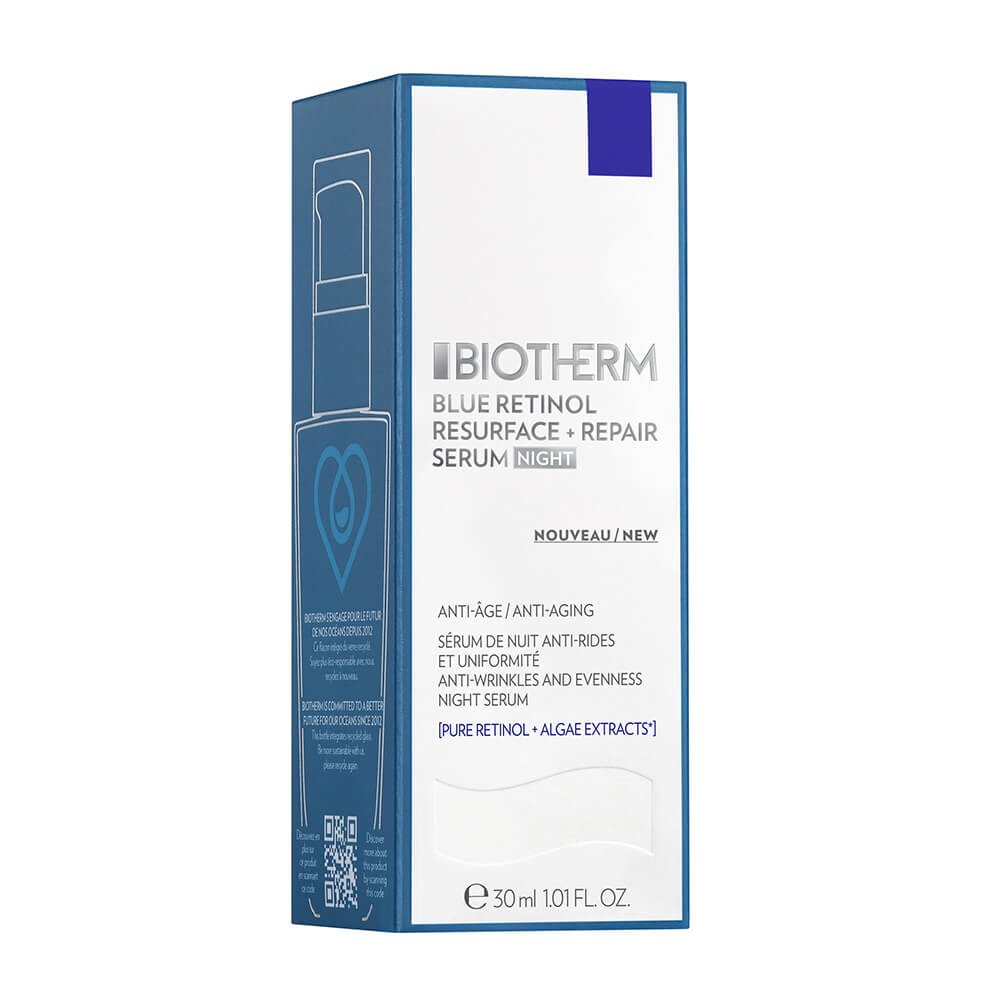 Biotherm Blue Therapy Blue Retinol Resurface + Repair Night Serum