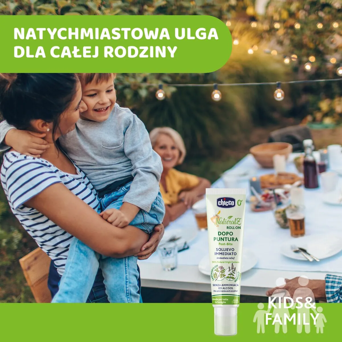 Chicco Naturalz lindrende stift mod insektbid