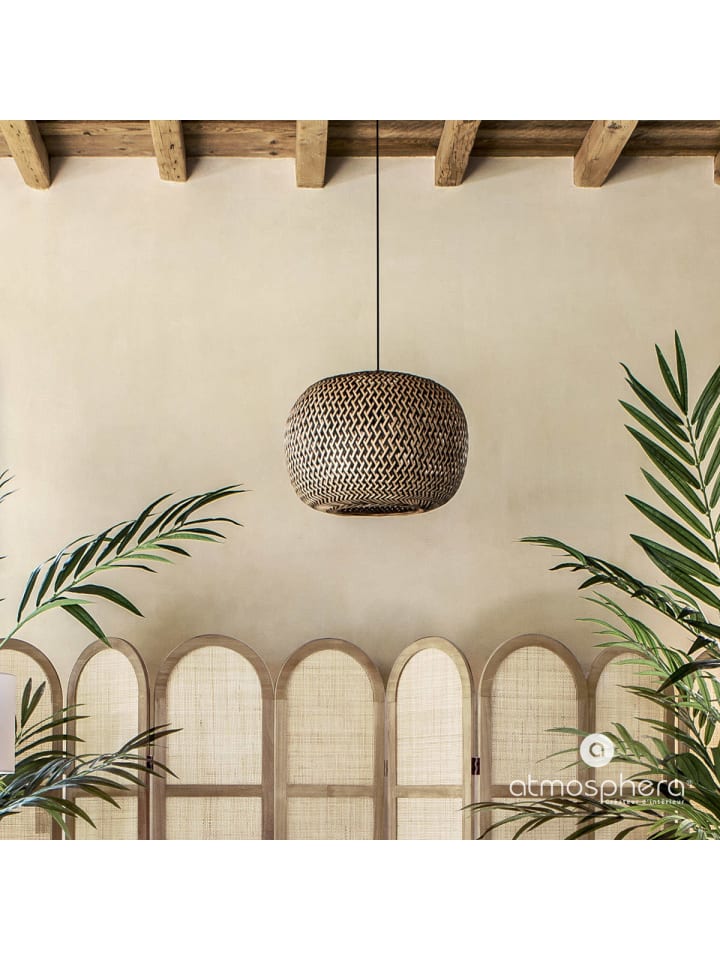 Atmosphera Créateur d'intérieur Boho-Hängeleuchte in braun günstig kaufen onesize