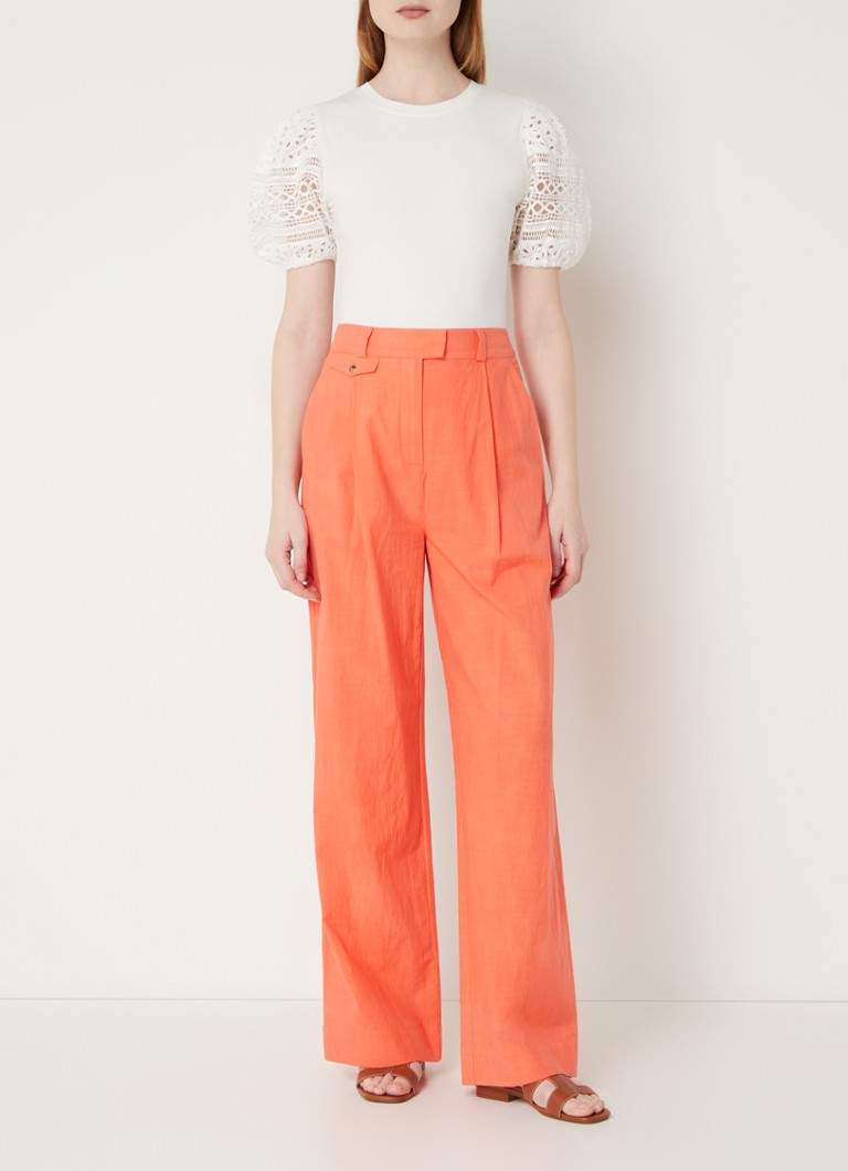 French Connection  Rosana T-shirt met broderie