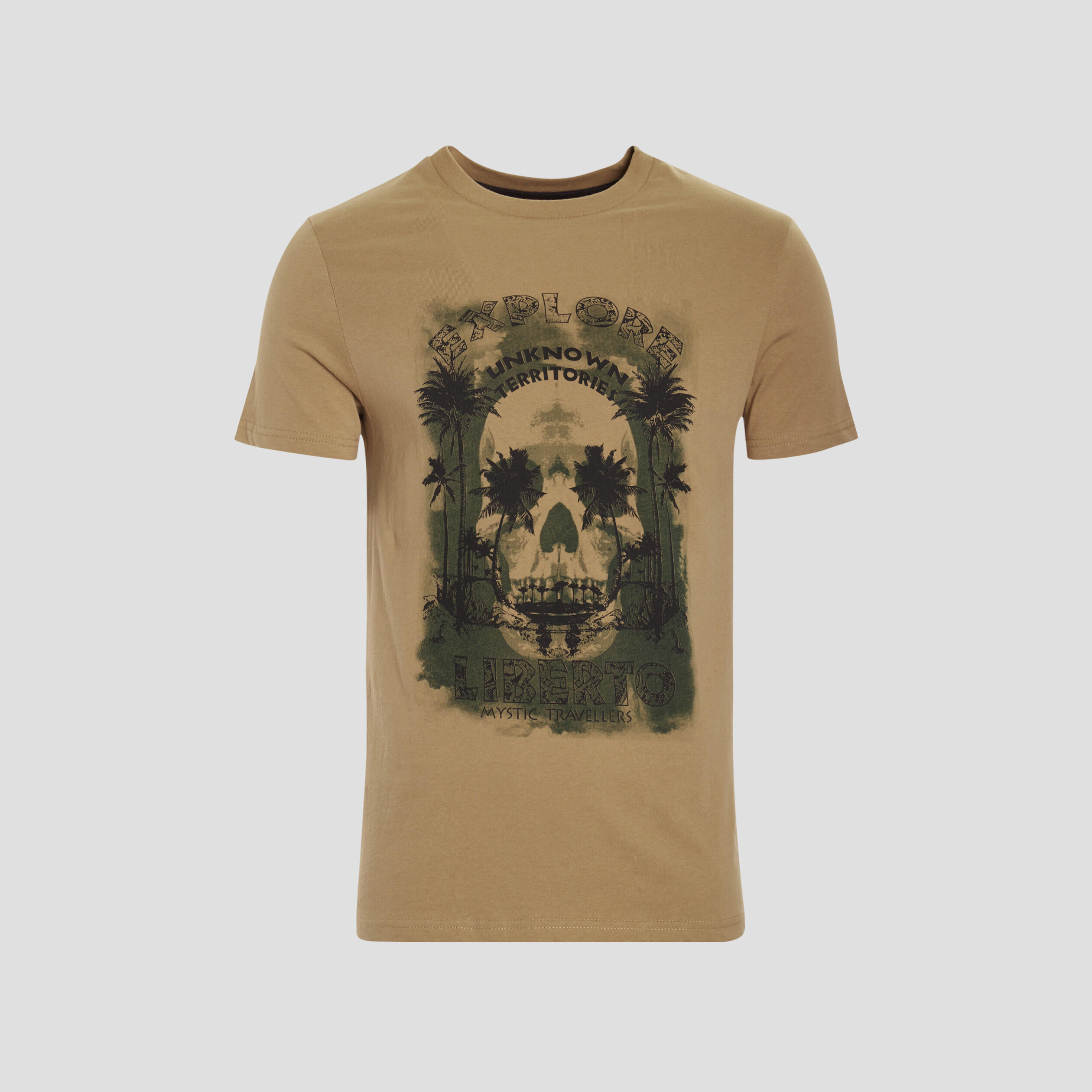 T-shirt Liberto vert kaki homme | La Halle