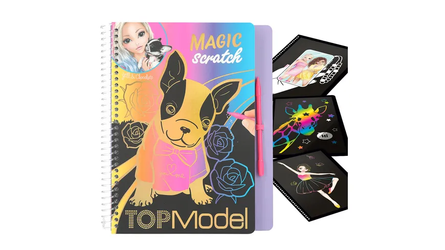 TOPModel Magic Scratch Book