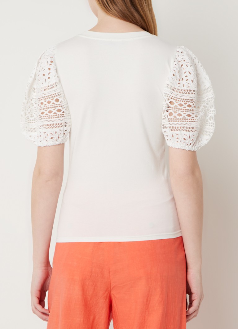 French Connection  Rosana T-shirt met broderie
