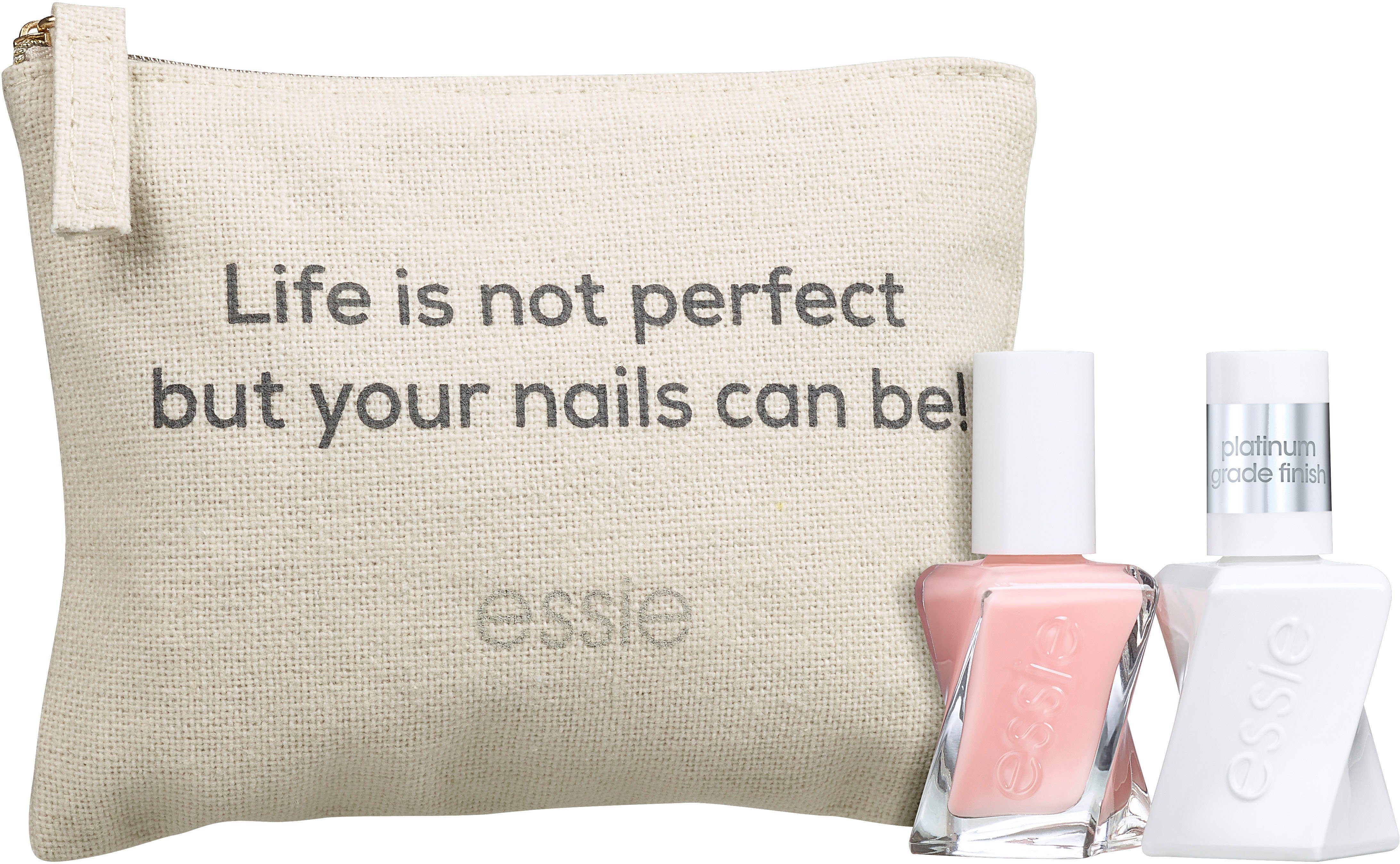essie Nagellack-Set Gel Couture Geschenkset Perfekte Maniküre, 3-tlg.