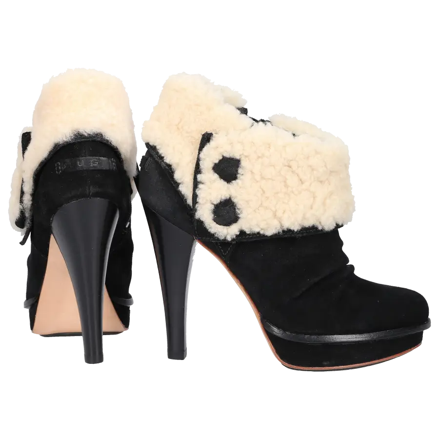 UGG - Stiefeletten 1001715 Fellschaft - schwarz