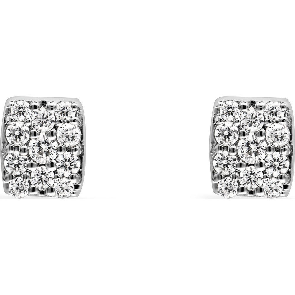 FAVS Boucles d'oreilles à fermoir à poussette 925 Argent Boucles d'oreilles
