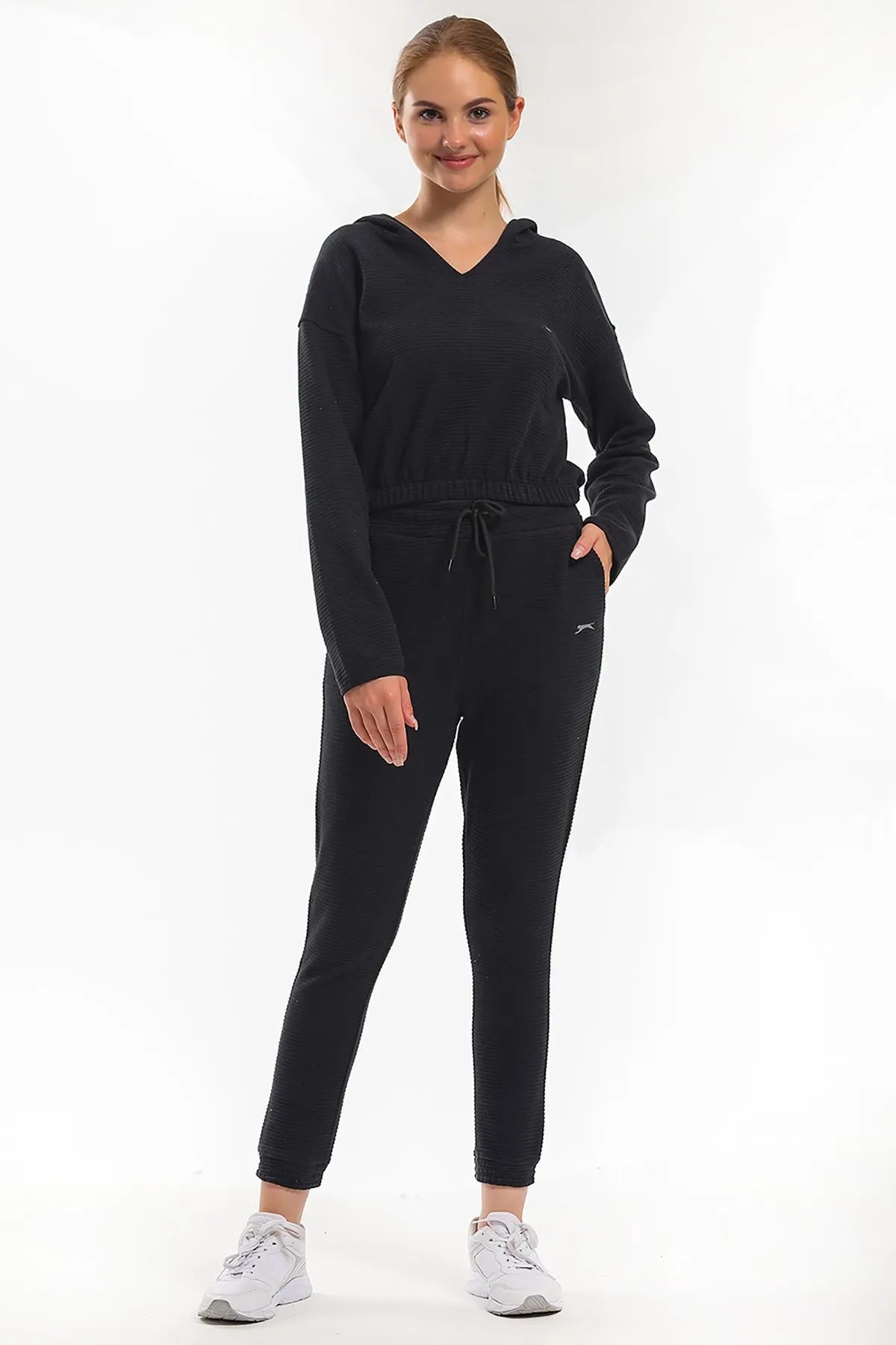 Slazenger  PERHAPS Damen-Trainingsanzug Schwarz