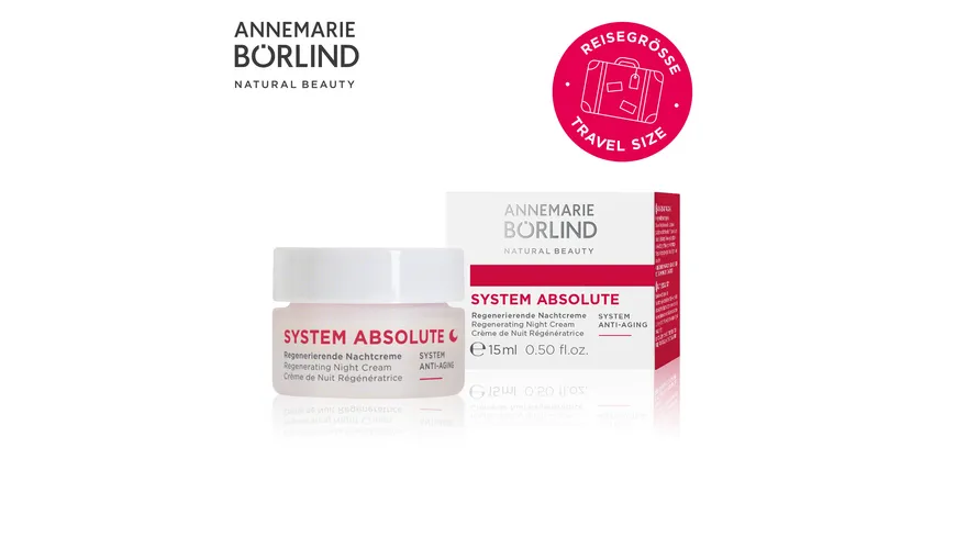 ANNEMARIE BÖRLIND SYSTEM ABSOLUTE  Regenerierende Nachtcreme 15 ml