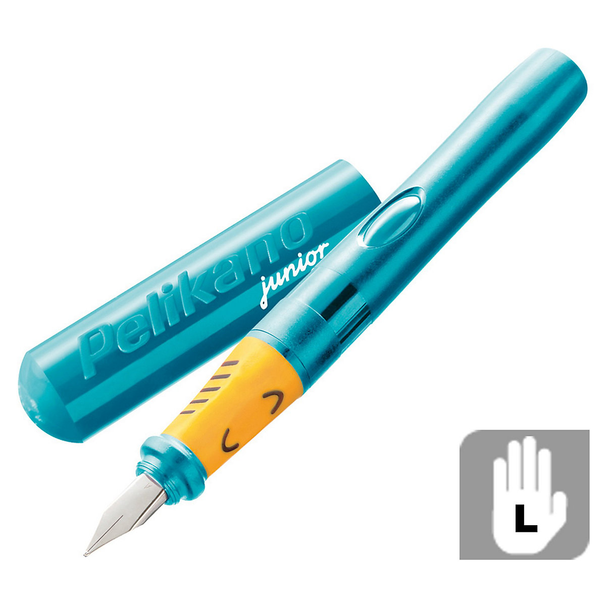 Pelikano Junior Schreiblernfüller türkis, Linkshänder