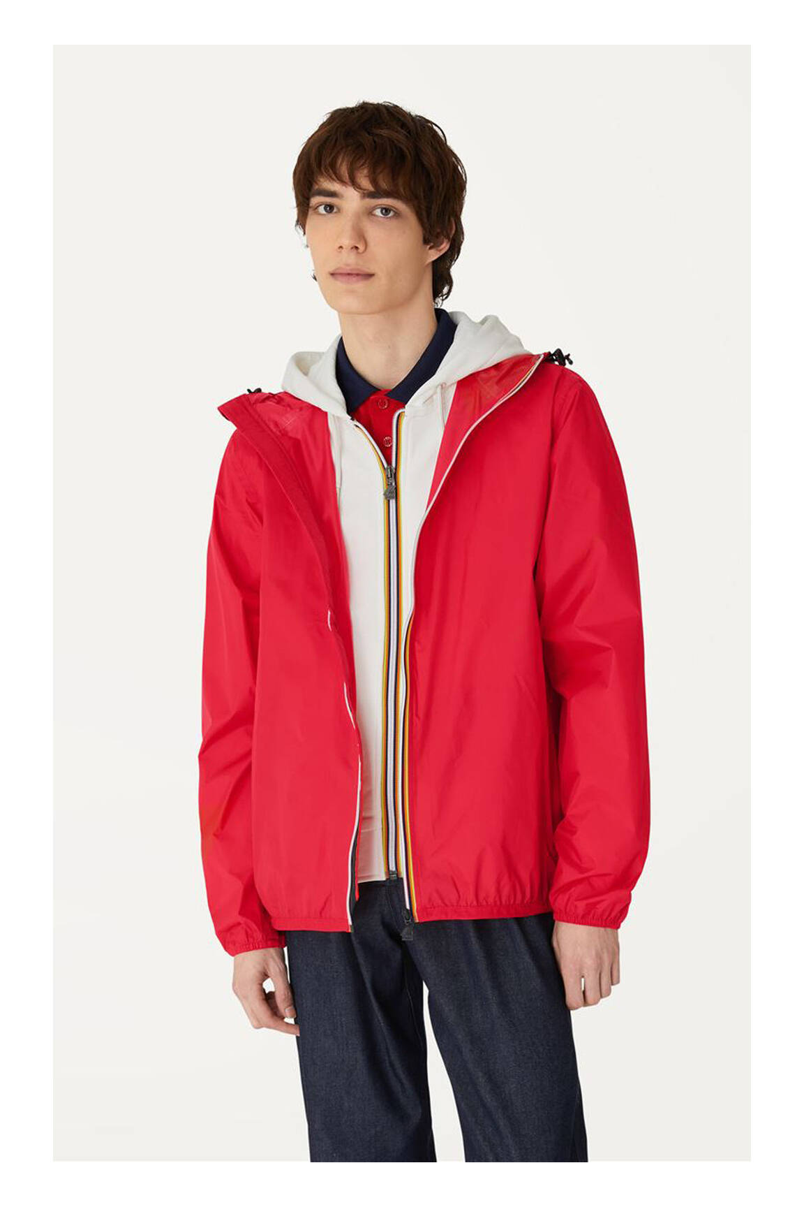 K Way Impermeables Trenchs Unisexe couleur rouge