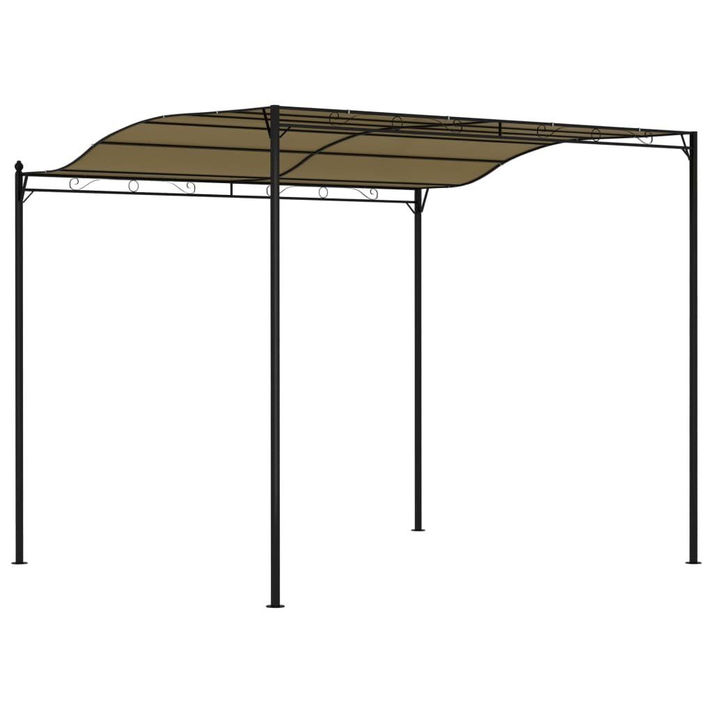 vidaXL Partyzelt Pavillon 3x2,4 m Taupe 180 g/m²