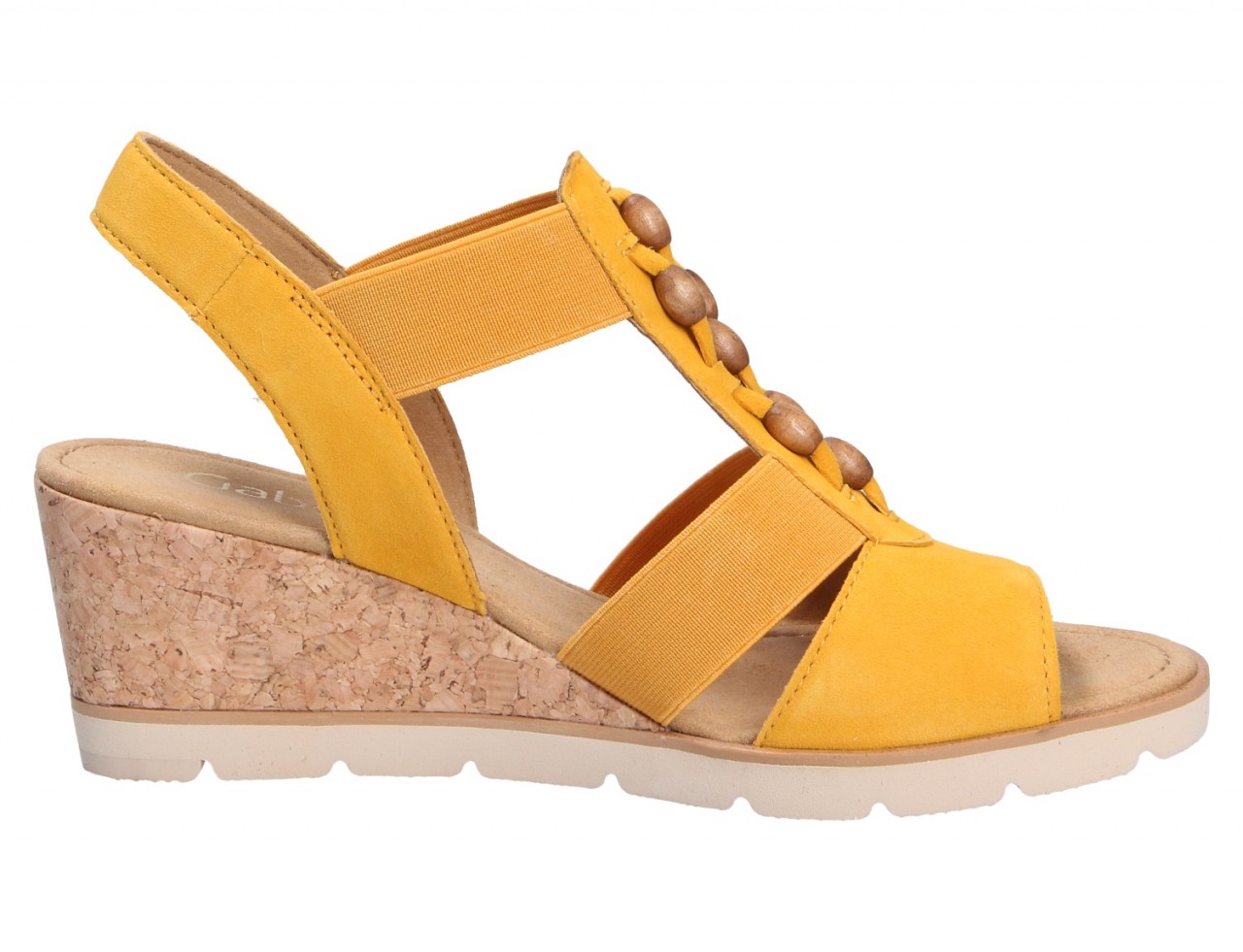 GABOR Klassische Sandalen gelb Damen Sandale