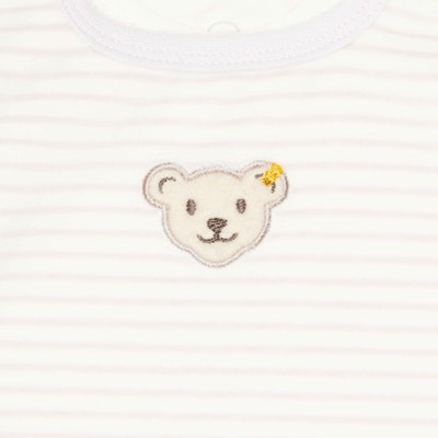 Set Strampler + T-Shirt langarm GOTS, beige