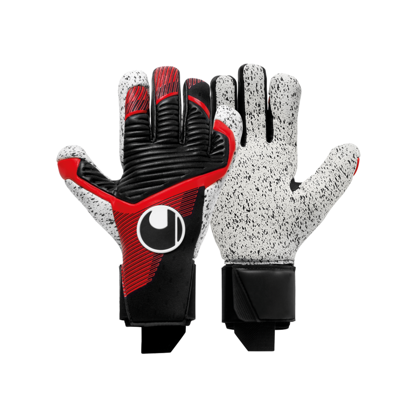 Uhlsport Powerline Supergrip+ HN TW-Handschuhe Schwarz Rot F01
