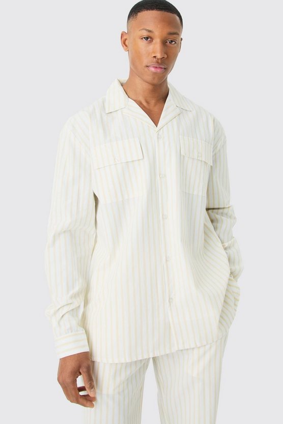 Gestreiftes Loungewear-Hemd
