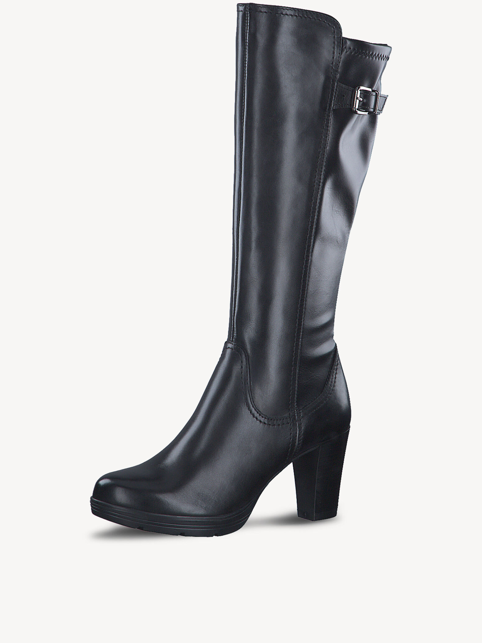 Bottes en cuir - noir