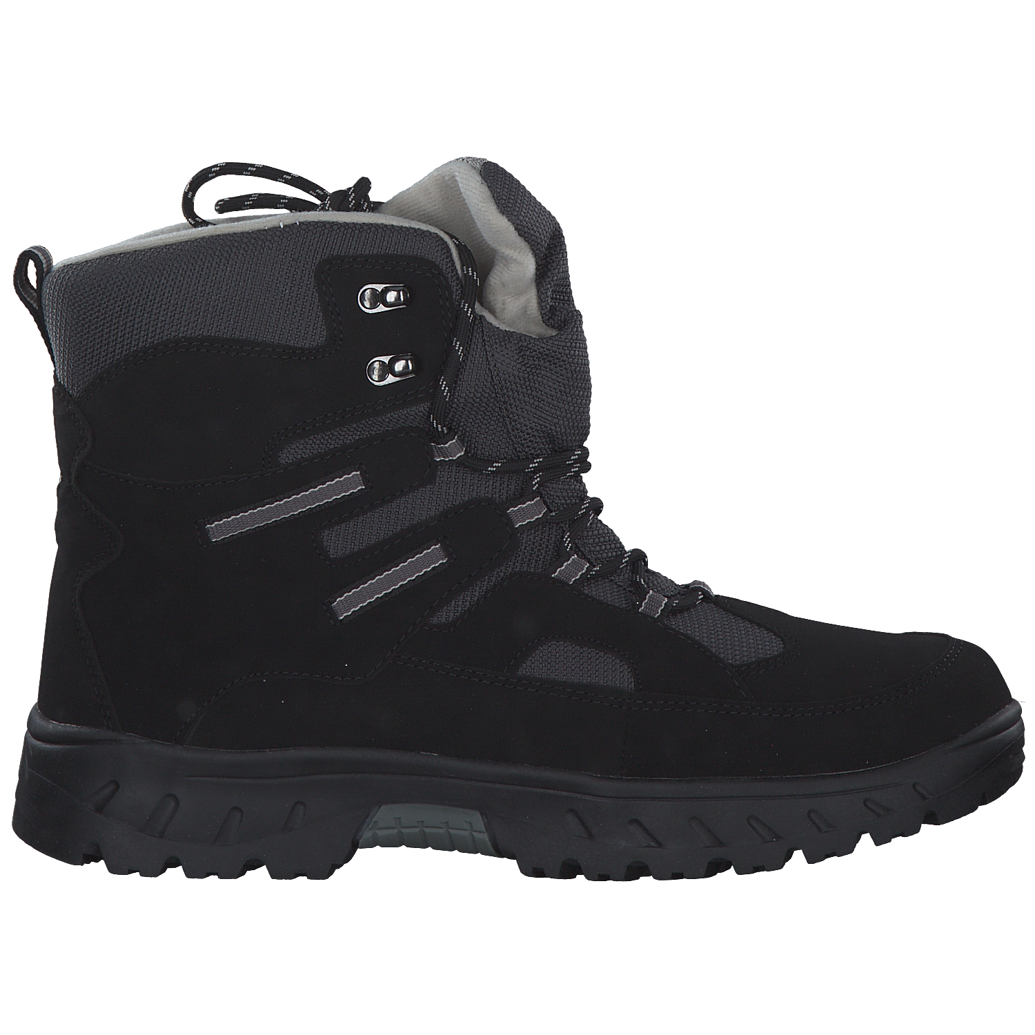 Geka Flake, Stiefel (Kinder), Herren, Schwarz/Grau