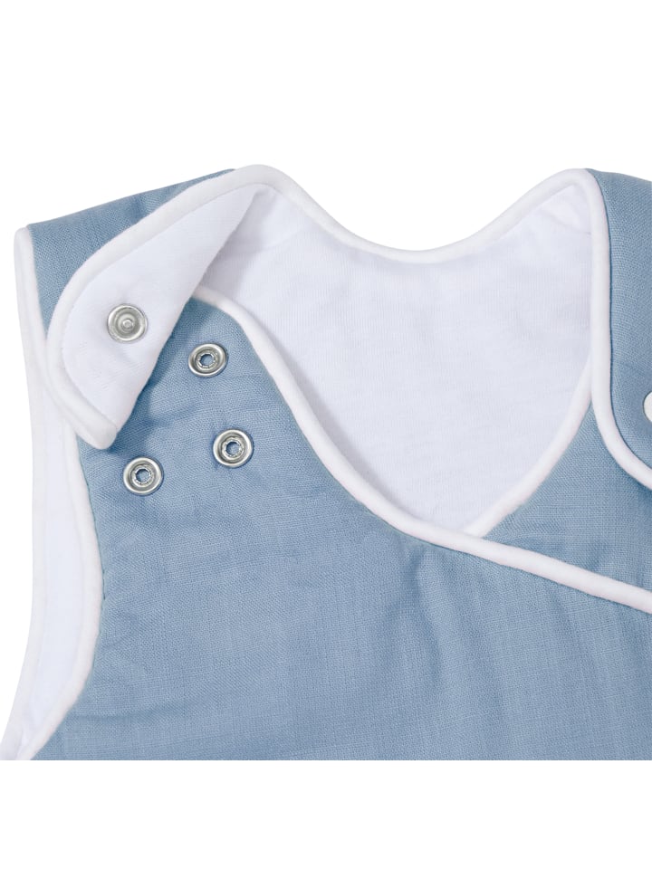 nordic coast company  Baby Schlafsack Grau-Blau günstig kaufen 70
