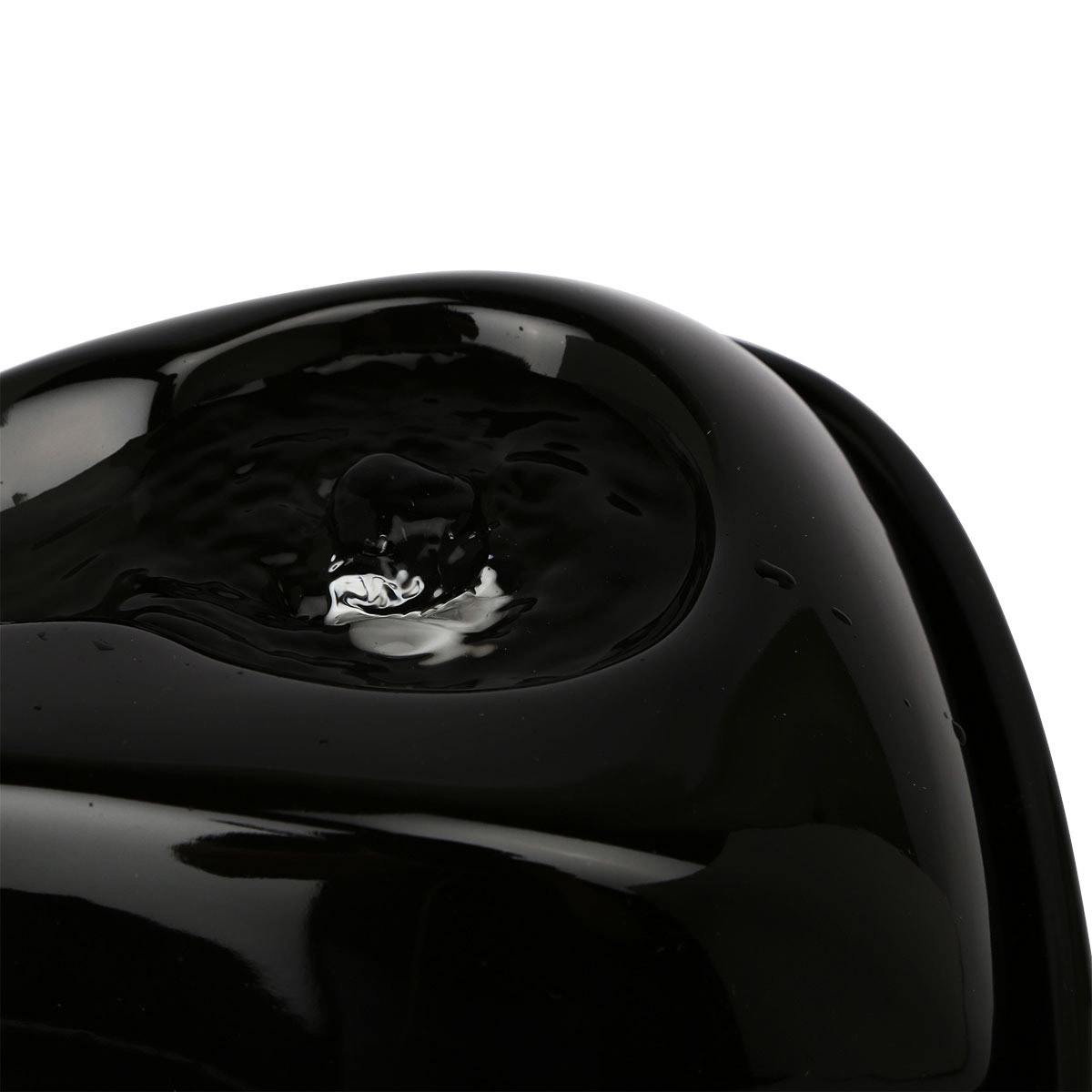 Pioneer Pet Keramik Trinkbrunnen Rain Drop Style 1,8 l schwarz