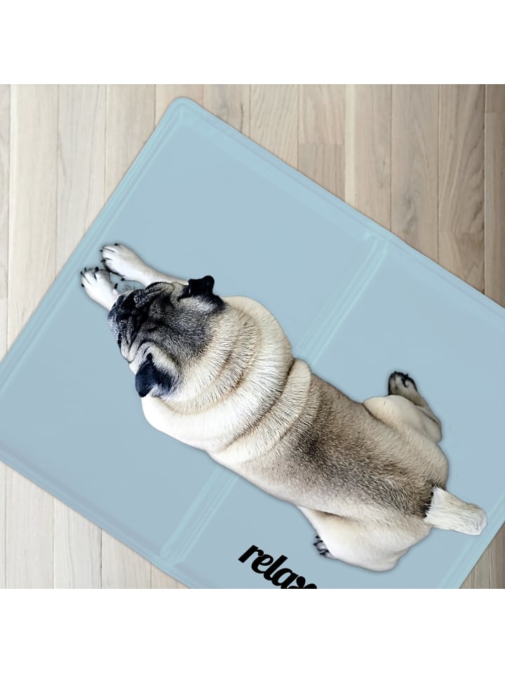 relaxdays Kühlmatte Hund in Grau - (B)40 x (T)50 cm günstig kaufen onesize