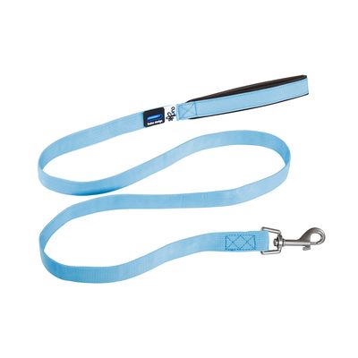 Curli Vest Geschirr Air-Mesh & Basic Leine - skyblue Caro