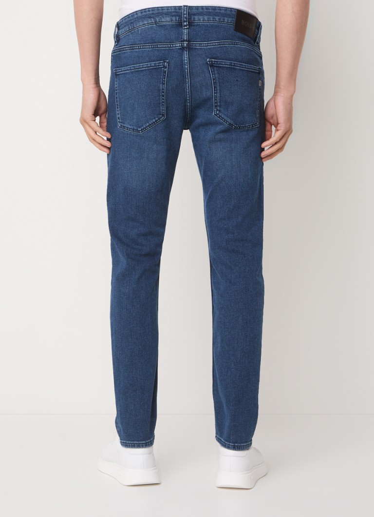 Blugi HUGO BOSS H-Delaware Slim Fit, nuanță închisă