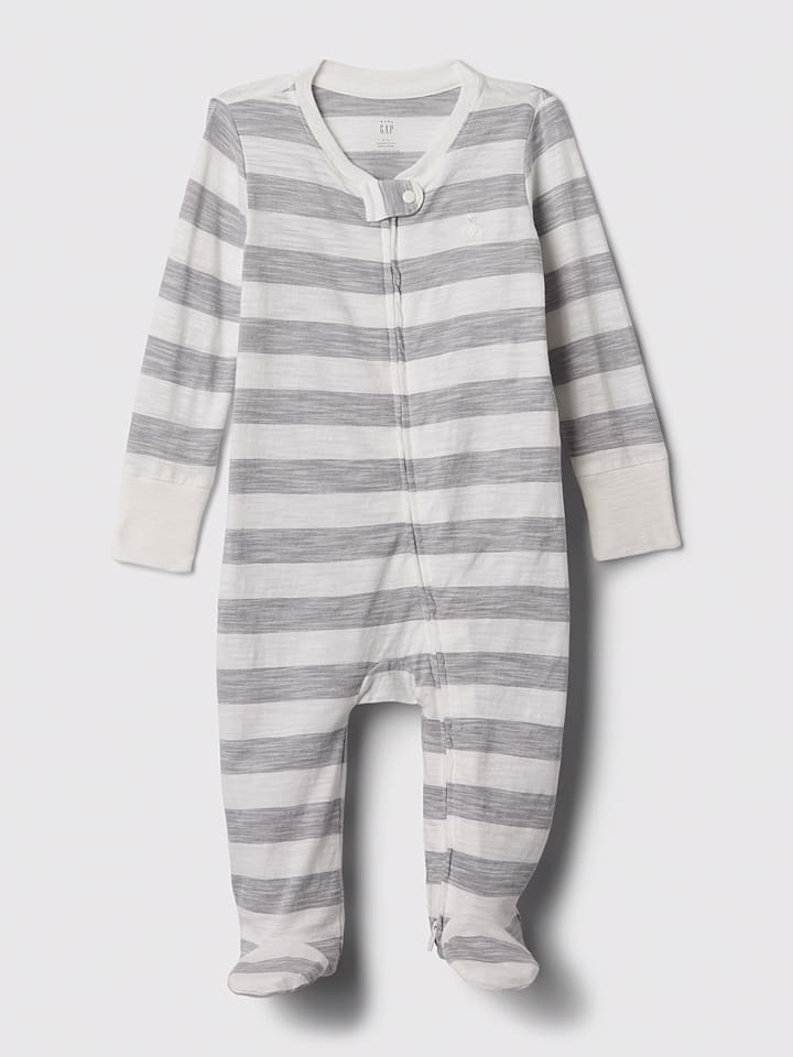 GAP Strampler in Grau/ Weiß günstig kaufen