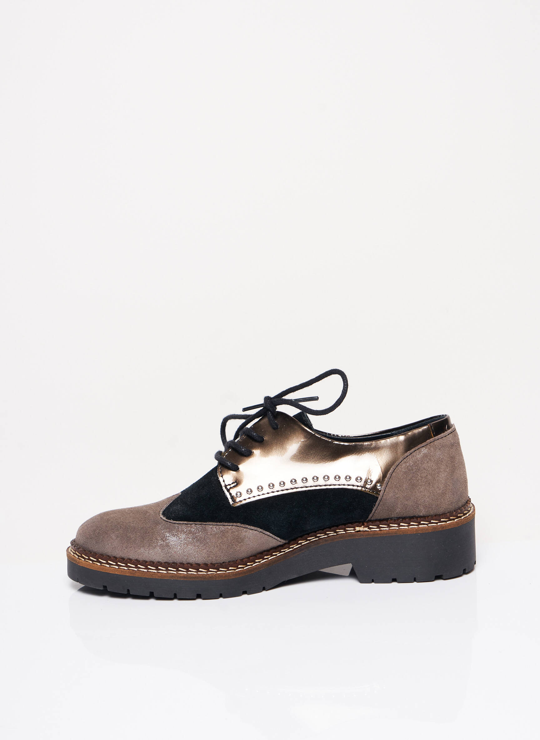 Rebelles Derby Femme couleur marron