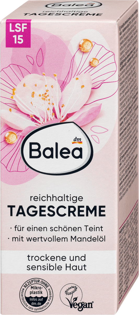 Gesichtscreme reichhaltig LSF 15, 50 ml