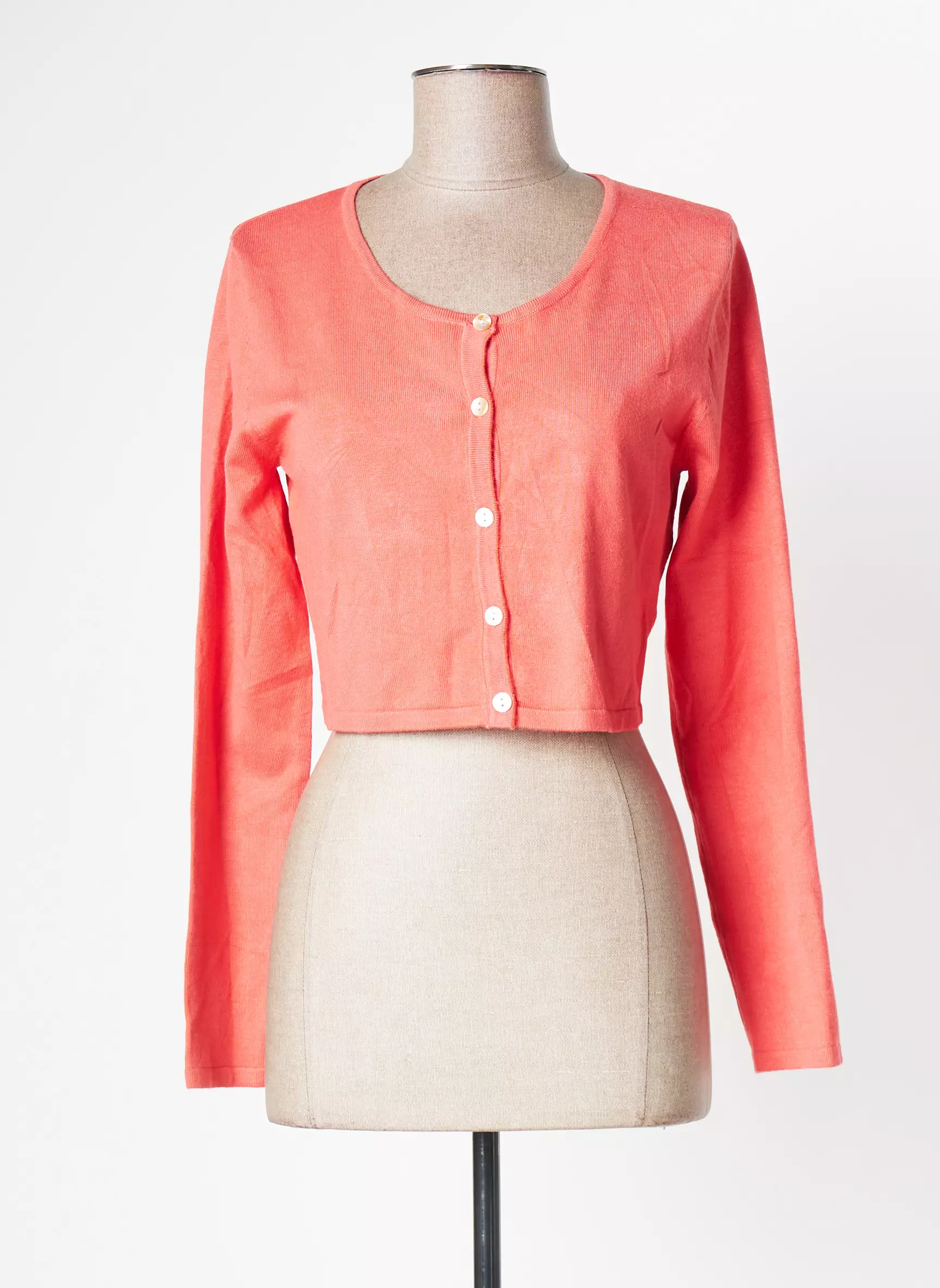 Smashed Lemon Cardigans Femme couleur orange