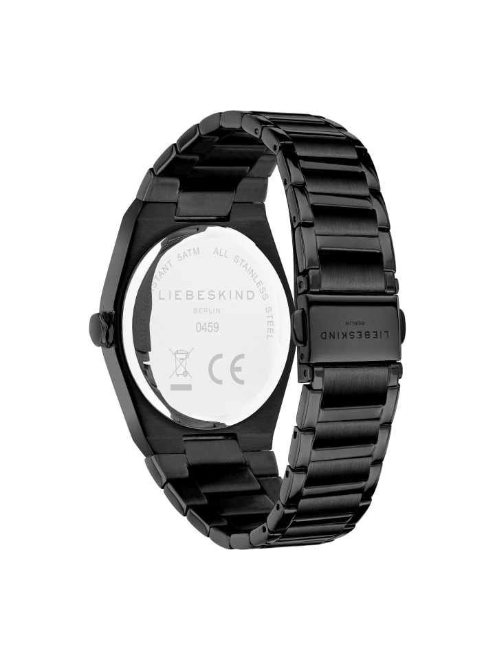 LIEBESKIND BERLIN Uhr in schwarz günstig kaufen onesize