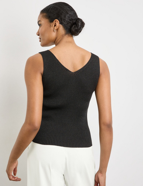 Stricktop mit Glitzer-Effekt