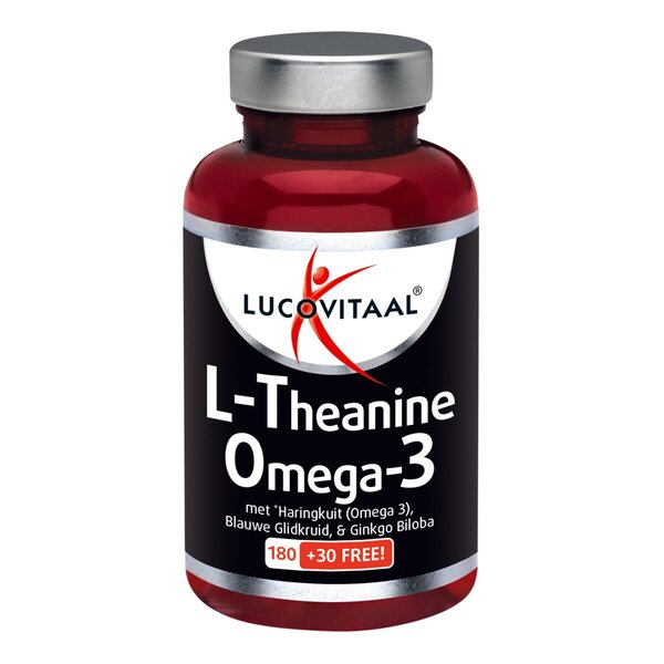 Lucovitaal L-Theanine Omega-3 Tablets 210 pieces