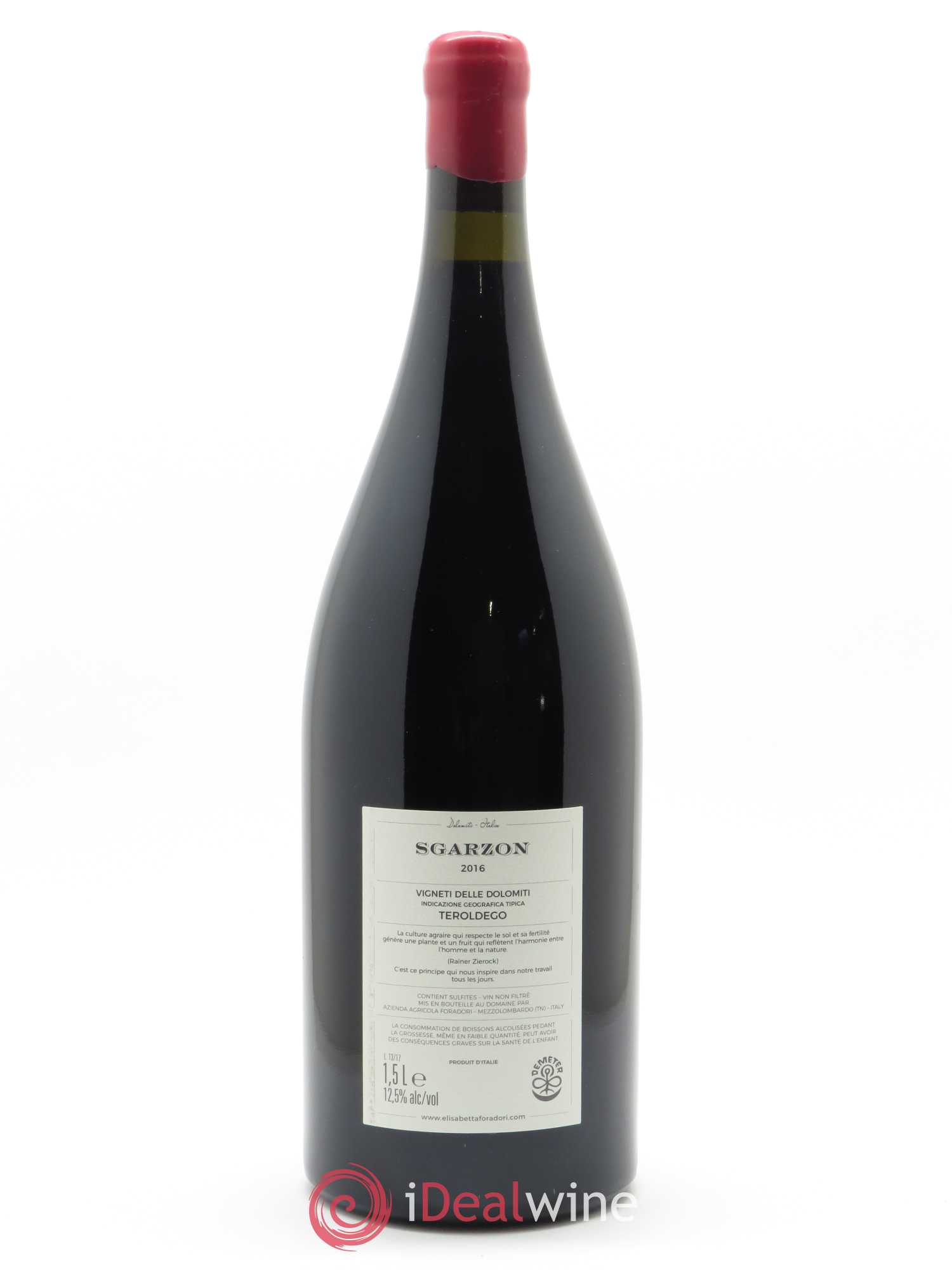 Vigneti delle Dolomiti IGT Sgarzon - Teroldego Elisabetta Foradori  2016 - Lot de 1 Magnum