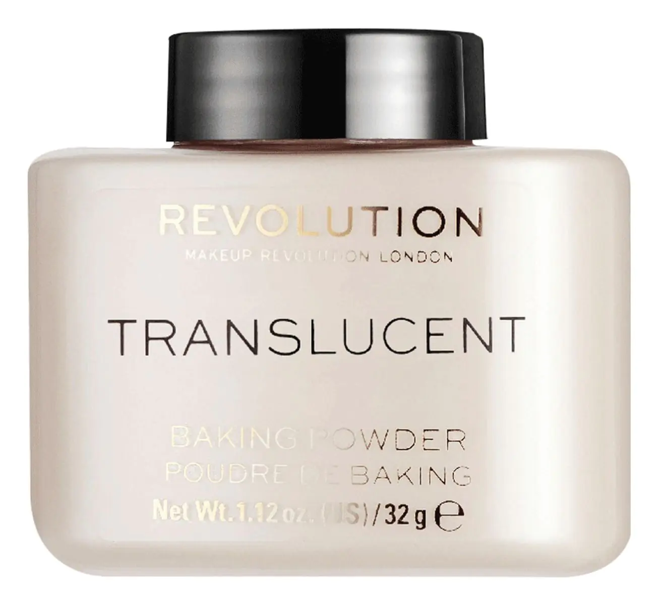 MAKEUP REVOLUTION Biri kepimo milteliai, permatomi, 32 g