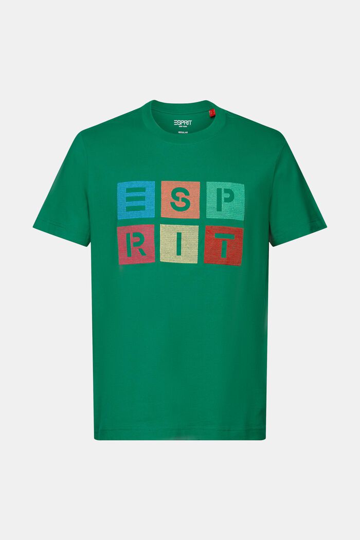 Baumwoll-T-Shirt mit Logoprint
