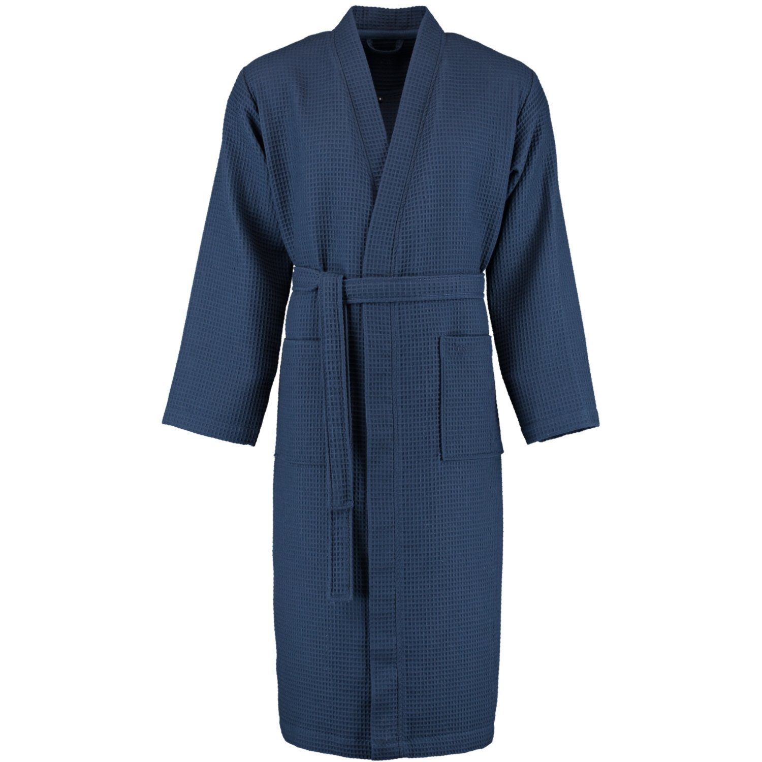 Vossen Unisex-Bademantel Wellington-L Kimono Pique, Kimono, 100% Baumwolle